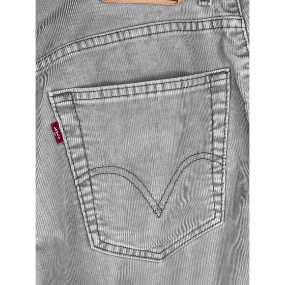 LEVIS 559 Relaxed Straight Corduroy Pants 32x32 Gray Loose Baggy Y2k - Picture 6 of 10